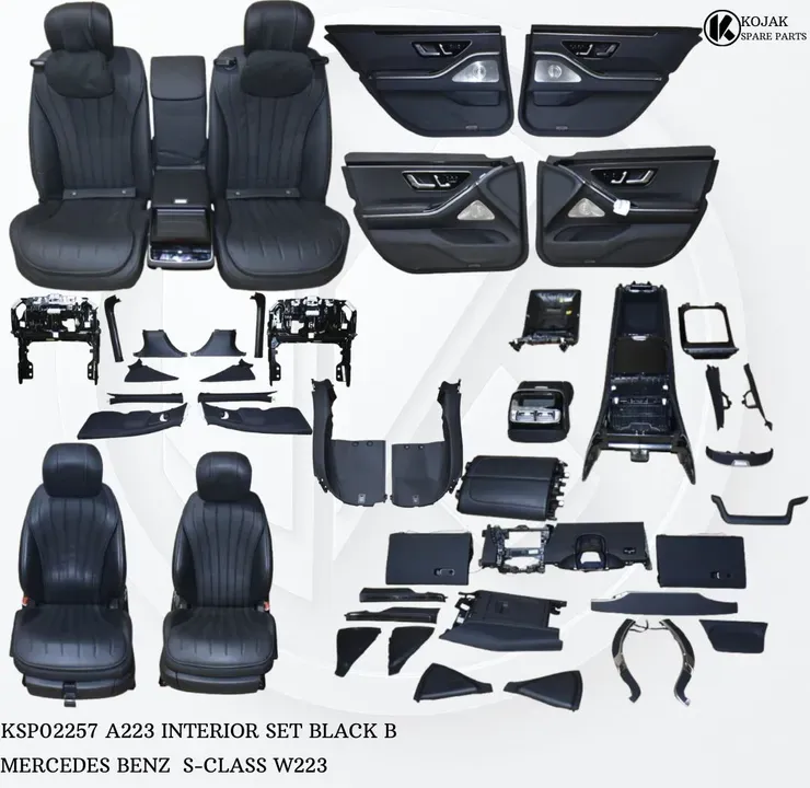 a223 interior set black b